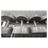 Dumbells and Rack