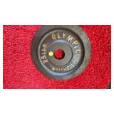 Single 25lb. Steel Plate - Olympic