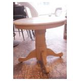 Pedestal Dining Table. 36" diameter 30" tall