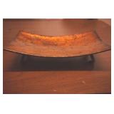Metal Dish 12" long x 3" tall
