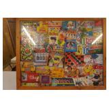 Wood Framed Puzzle 32"x26" Plexi Front
