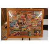 Wood Framed Puzzle 32"x26" Plexi Front