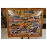 Wood Framed Puzzle 32"x26" Plexi Front