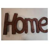 Metal Home Sign 27" Long