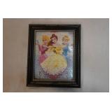 10"x 12" Framed Disney Princess Puzzle