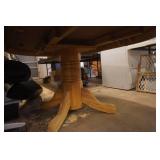 Pedestal Dining Room Table 66"x 48"x 29"