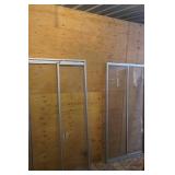 Glass Display Case Doors (2ct) 68.5"x 36"