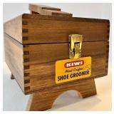 Kiwi Hand Crafted Shoe Groomer Box Kit - Shoe Polish & Accessories