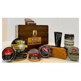 Kiwi Hand Crafted Shoe Groomer Box Kit - Shoe Polish & Accessories