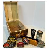 Kiwi Hand Crafted Shoe Groomer Box Kit - Shoe Polish & Accessories