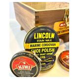 Kiwi Hand Crafted Shoe Groomer Box Kit - Shoe Polish & Accessories