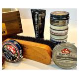 Kiwi Hand Crafted Shoe Groomer Box Kit - Shoe Polish & Accessories