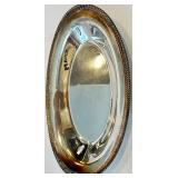 Canada U.S.A. Silver Plate Serving Tray Set - Assorted Oval & Round Trays