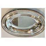 Canada U.S.A. Silver Plate Serving Tray Set - Assorted Oval & Round Trays