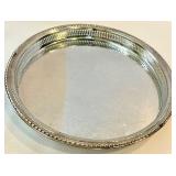 Canada U.S.A. Silver Plate Serving Tray Set - Assorted Oval & Round Trays