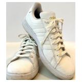 Adidas White Sneakers - Low-Top Casual Shoes with 3 Stripes