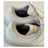 Adidas White Sneakers - Low-Top Casual Shoes with 3 Stripes