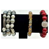 Assorted Costume Jewelry Lot - Necklaces & Bracelets