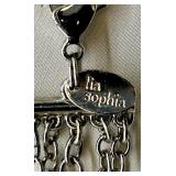 La Sophia Crystal Necklace Set - Multi-Strand Bead & Pearl Layered Jewelry