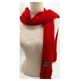 Set of 3 Red & Black/Gray Pattern Scarves