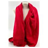 Set of 3 Red & Black/Gray Pattern Scarves