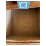 Jewelry Armoire with Mirror Lid - Wood Cabinet