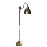 Industrial-Style Floor Lamp with Swing-Arm