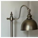 Industrial-Style Floor Lamp with Swing-Arm