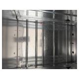 Two-Drawer Metal Filing Cabinet on Casters - 18x14x26