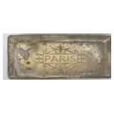 Paris Tray, Paris Covered Jar,  Baroque Hammered Bowl & Greens