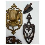 Antique Match Holder - Miniature Bottles, Clothes Pins & Parts Collection