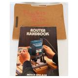 Rockler Router Bits Set & Router Handbook with Sanding Discs