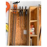 Assorted Bar Clamps, Quick-Grip Clamps & Band Clamp for Woodworking