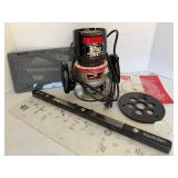 Craftsman Router 315.17492 1-1/2 HP 120V 25,000 RPM with Circle Guide & Plate