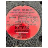 Craftsman Router 315.17492 1-1/2 HP 120V 25,000 RPM with Circle Guide & Plate