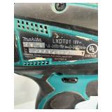 Makita LXDT01 18V Cordless Impact Driver, Belt Sander with DC18RA Charger and 18V Battery