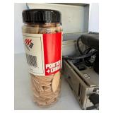 Porter-Cable Plate Joiner Model 556 - Wood Biscuit Jar & Metal Carry Case