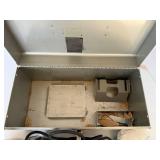 Porter-Cable Plate Joiner Model 556 - Wood Biscuit Jar & Metal Carry Case