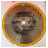DEWALT 12 in 80T Saw Blades (Lot of 2)