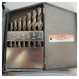 Assorted Drill Bit Sets - Twist Drill Bits in Gray Metal Case