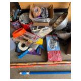 Assorted Tools & Hardware - Sanding Drum Kit, Artist Brushes & Tape