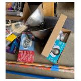 Assorted Tools & Hardware - Sanding Drum Kit, Artist Brushes & Tape