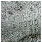 Massarelli Stone Bird Bath with Fluted Pedestal - 24-Inch Bowl Garden Ornament