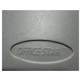 Office Star Folding Table - Gray Top, Collapsible Metal Frame