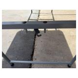 Office Star Folding Table - Gray Top, Collapsible Metal Frame