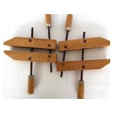 Jorgensen Adjustable Clamp Co Vintage Wooden Bar Clamps