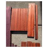 Padauk, Purple Heart & Black Walnut Wood Planks - Assorted Hardwood