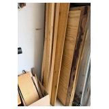 Assorted Wood Lumber & Plywood Panels - OSB, Plywood, Trim & Planks