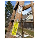 Werner W368 8 ft Type II Commercial Ladder - 225 lbs Duty Made in USA