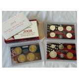 2008 Silver Proof Set 14 coins - original package with COA